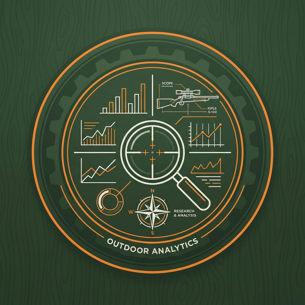 Research methodology - magnifying glass examining air rifle specifications